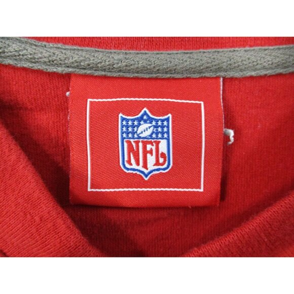 Nfl Tampa Bay Buccaneers Football Team Logo Red Gray Shirt Zise - XL - Picture 4 of 8